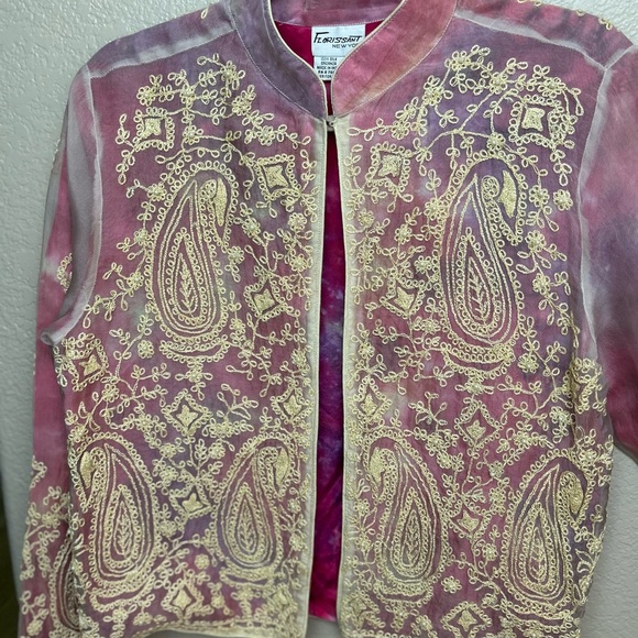 Embellished Evening/Chic-casual Jacket - Picture 7 of 12